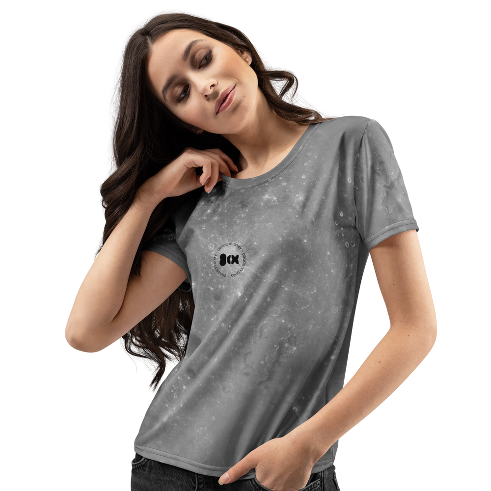 moon rock shirt women model front